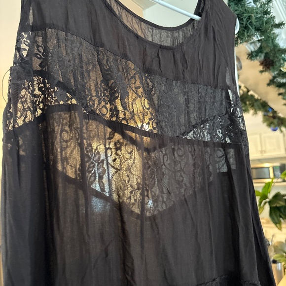 Free People sheer black dress - Picture 2 of 3